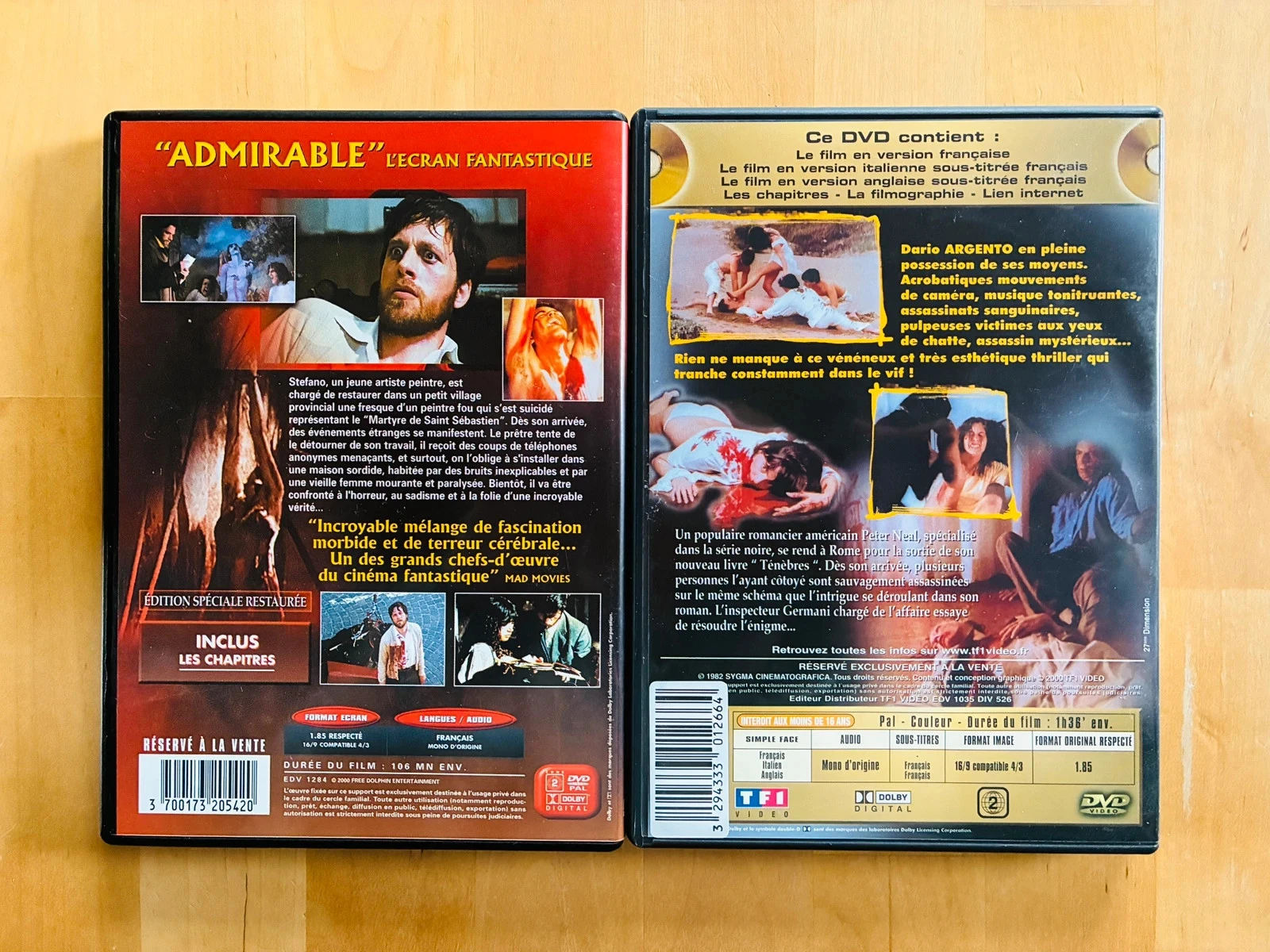 Lote 2 DVDs cult de Gialli: A casa com as janelas que riem e Tenebroso. – photo 3